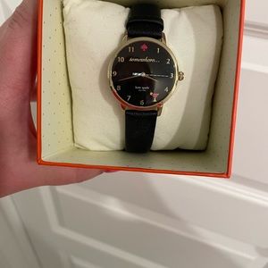 Kate Spade New York Women's KSW1039 Metro "Somewhere" Watch with Leather Band